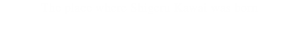 Shigeru Kawaiの生まれる場所。